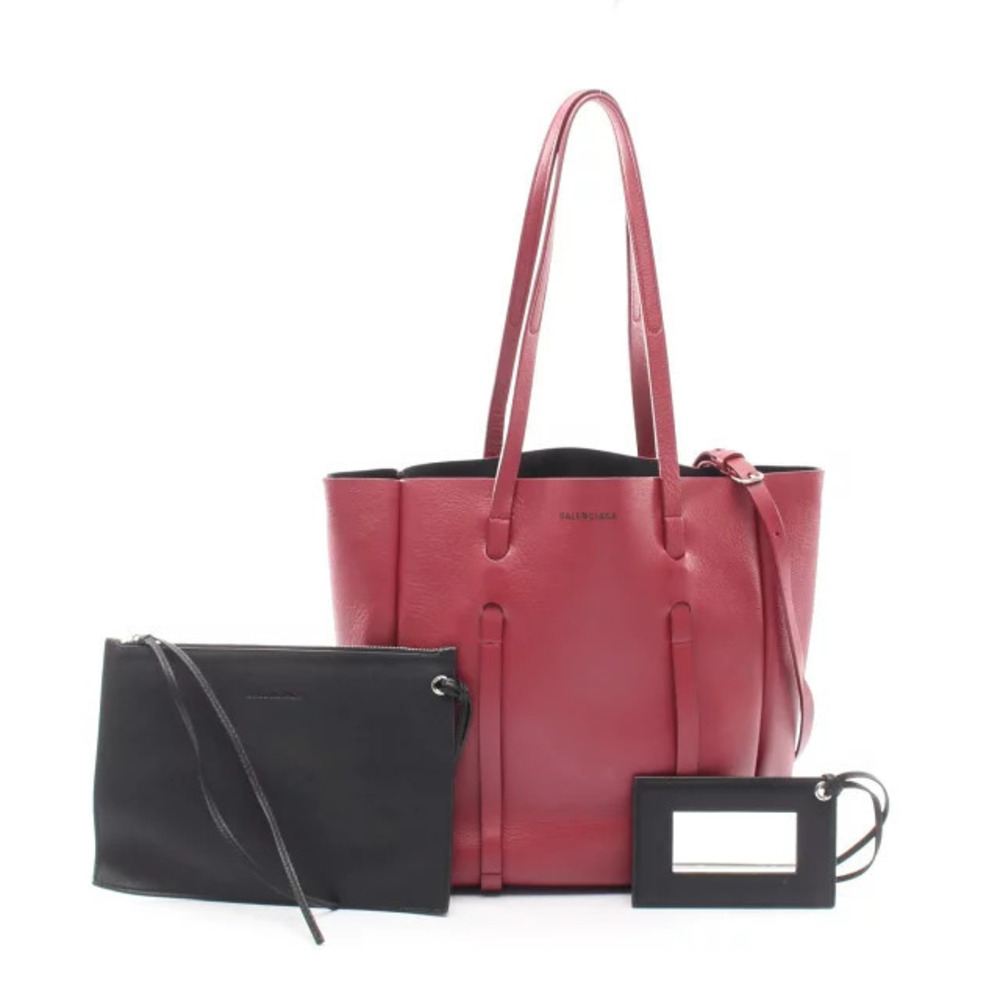 Balenciaga Everyday Tote Bag Leather Bordeaux Purple